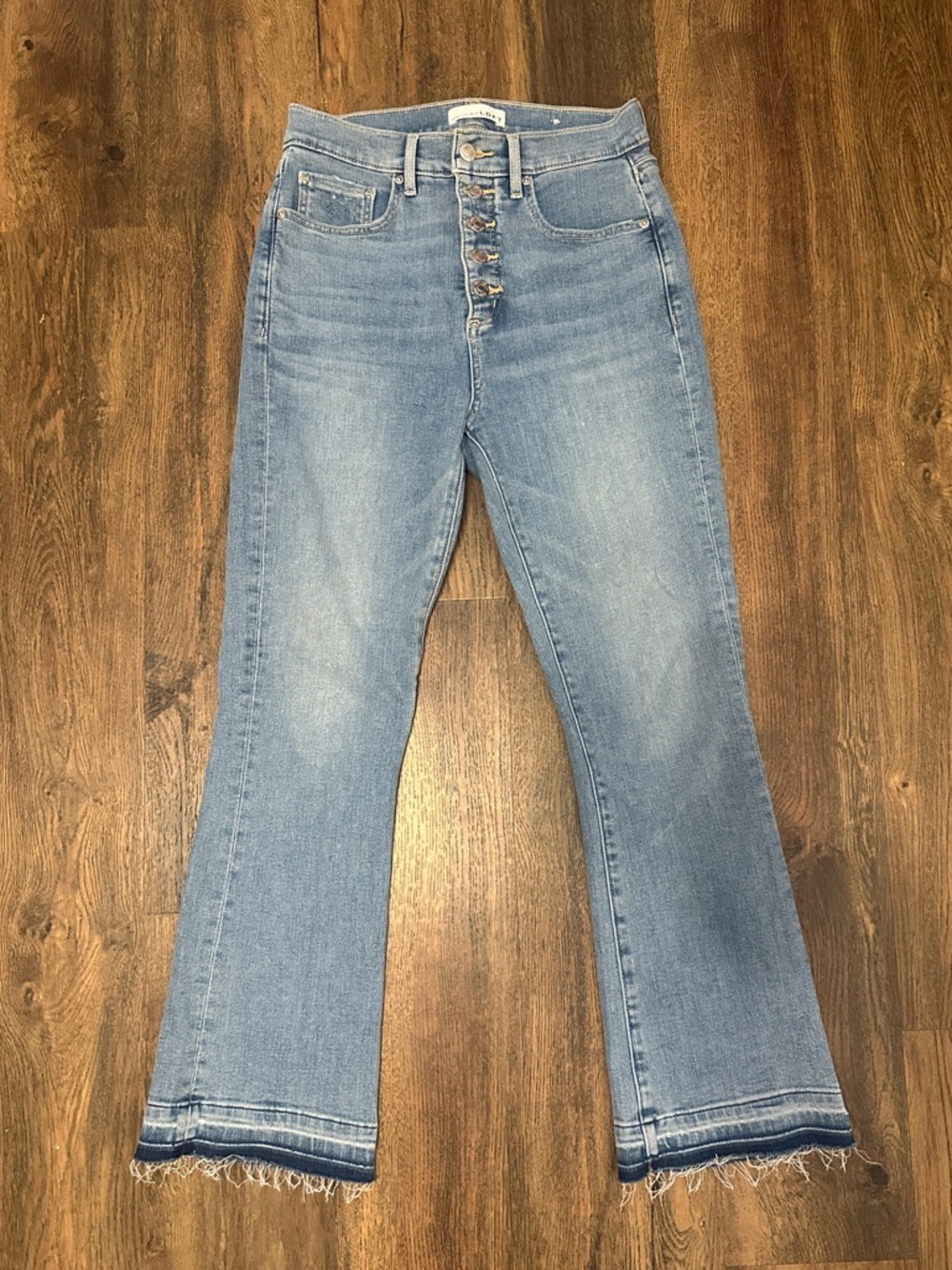 Loft The Kick Crop Jeans Size 4